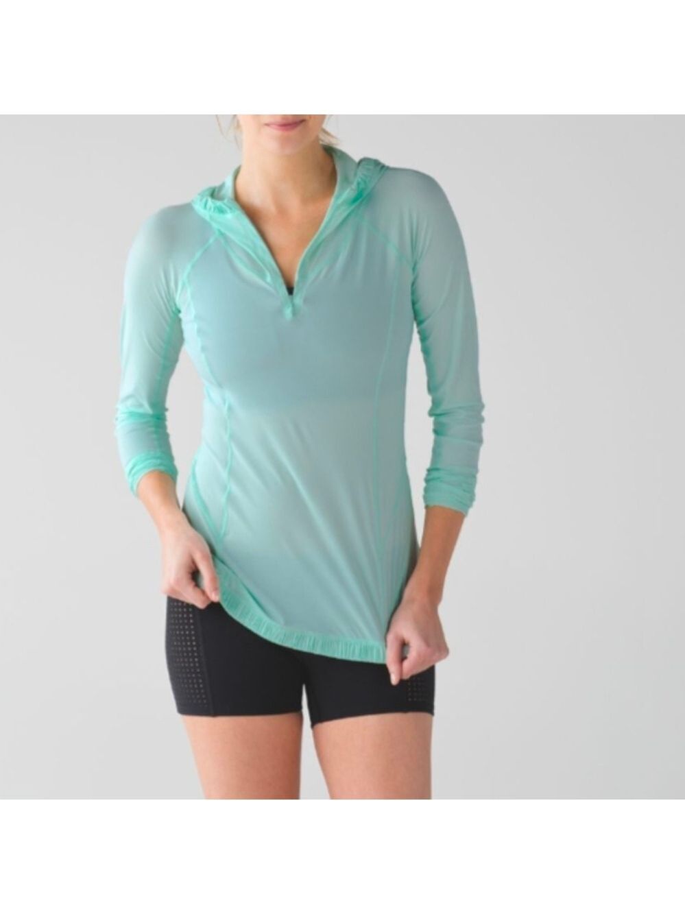 Lululemon water bound hoodie sea mist size 4 - Picture 2 of 12